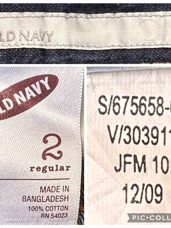 Old Navy Jeans Womens Bootcut 2009 Low Rise Dark Wash Blue Denim 30” Inseam Sz 2 - Picture 16 of 16